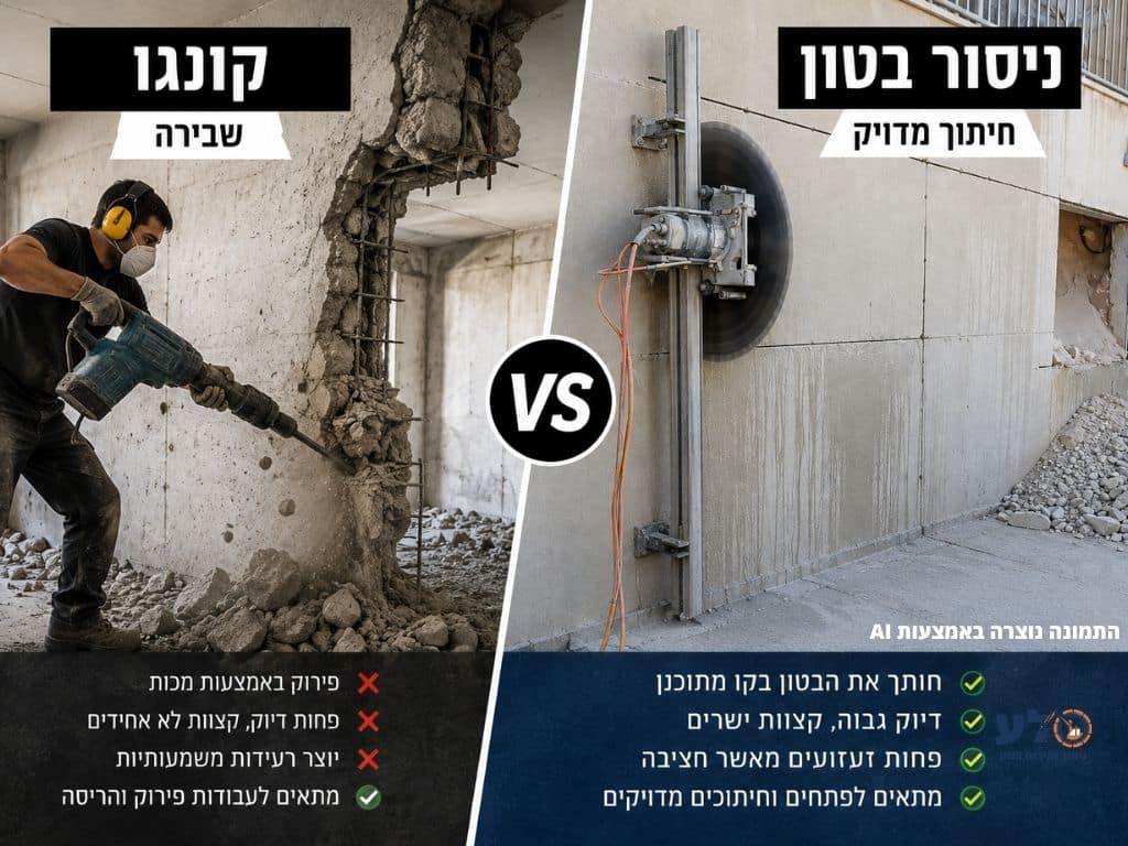 שבירת קיר עם קונגו